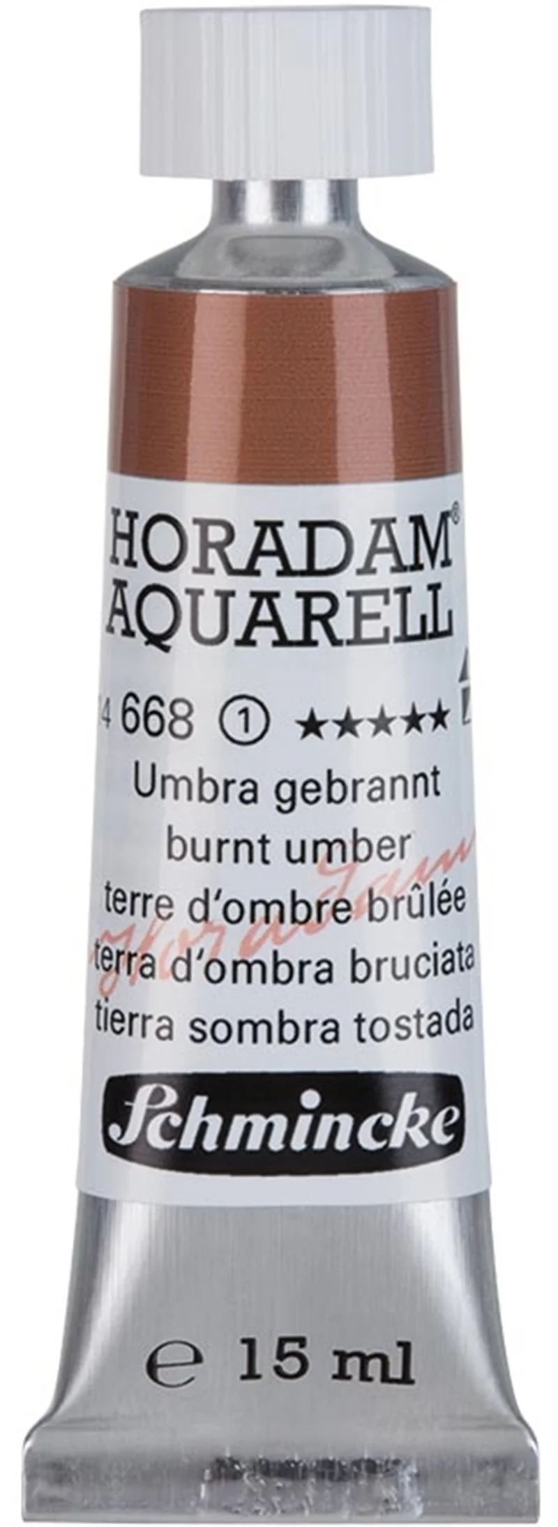 SCHMİNCKE HORADAM AQUARELL ARTİST SULU BOYA 15 ML TÜP SERİ 1 668 BURNT UMBER 14668006