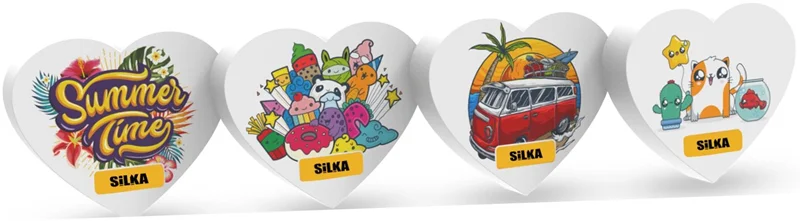 SİLKA SİLGİ HEART 36 LI ART.54