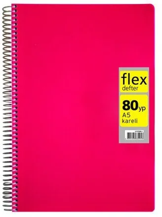 MYNOTE DEFTER FLEX NEO PP KAPAK SPİRALLİ A5 40 YP ÇİZGİLİ MFXNE-A540-Ç