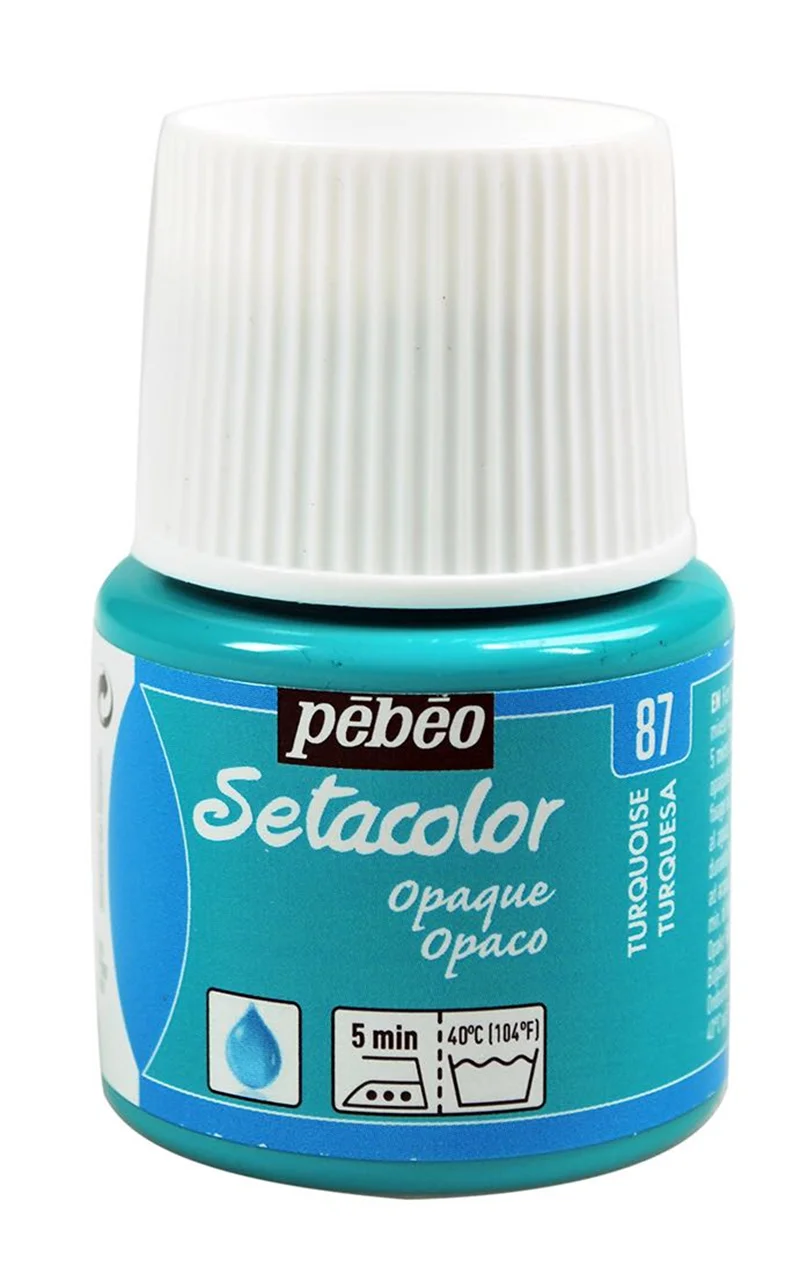 PEBEO KUMAŞ BOYASI SETACOLOR OPAQUE 45 ML 295*87 TURQUOISE