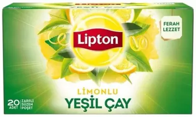 LİPTON BİTKİ ÇAYI YEŞİL ÇAY LİMONLU 20 Lİ 20032425-69765883