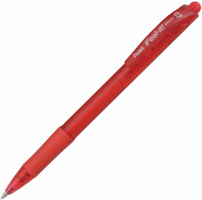 PENTEL ROLLER KALEM FEEL IT BX417 0.7 MEKANİZMALI KIRMIZI Y BX417-B