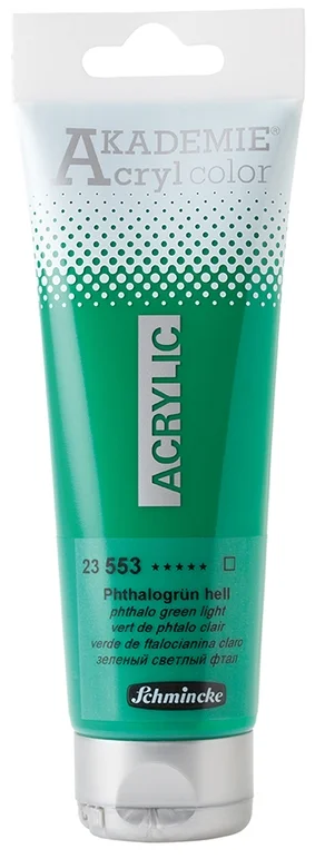 SCHMİNCKE AKADEMİE AKRİLİK BOYA 120 ML 553 PHTHALO GREEN LİGHT 23553012