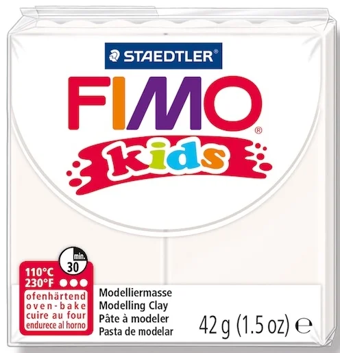 FIMO KIDS MODELLEME KİLİ 42 GR BEYAZ 8030-0 02