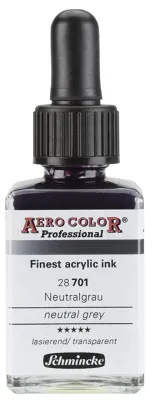 SCHMİNCKE AERO COLOR AKRİLİK MÜREKKEP 28 ML 701 NEUTRAL GREY 28701023