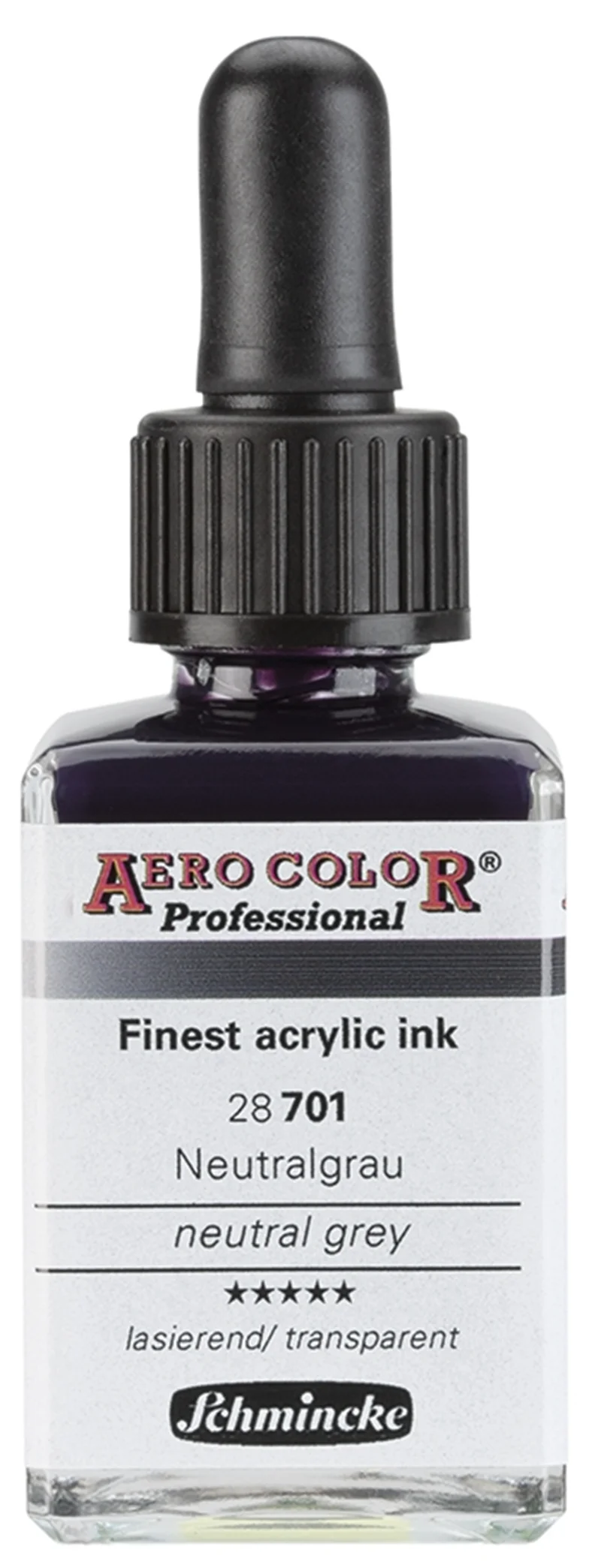 SCHMİNCKE AERO COLOR AKRİLİK MÜREKKEP 28 ML 701 NEUTRAL GREY 28701023