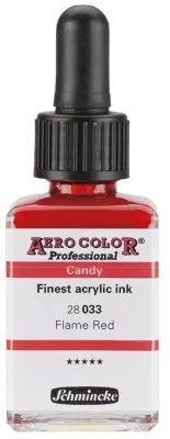 SCHMİNCKE AERO COLOR AKRİLİK MÜREKKEP 28 ML 033 CANDY COLORS FLAME RED 28033023