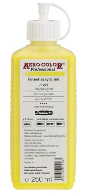 SCHMİNCKE AERO COLOR AKRİLİK MÜREKKEP 250 ML 201 LEMON YELLOW 28201027