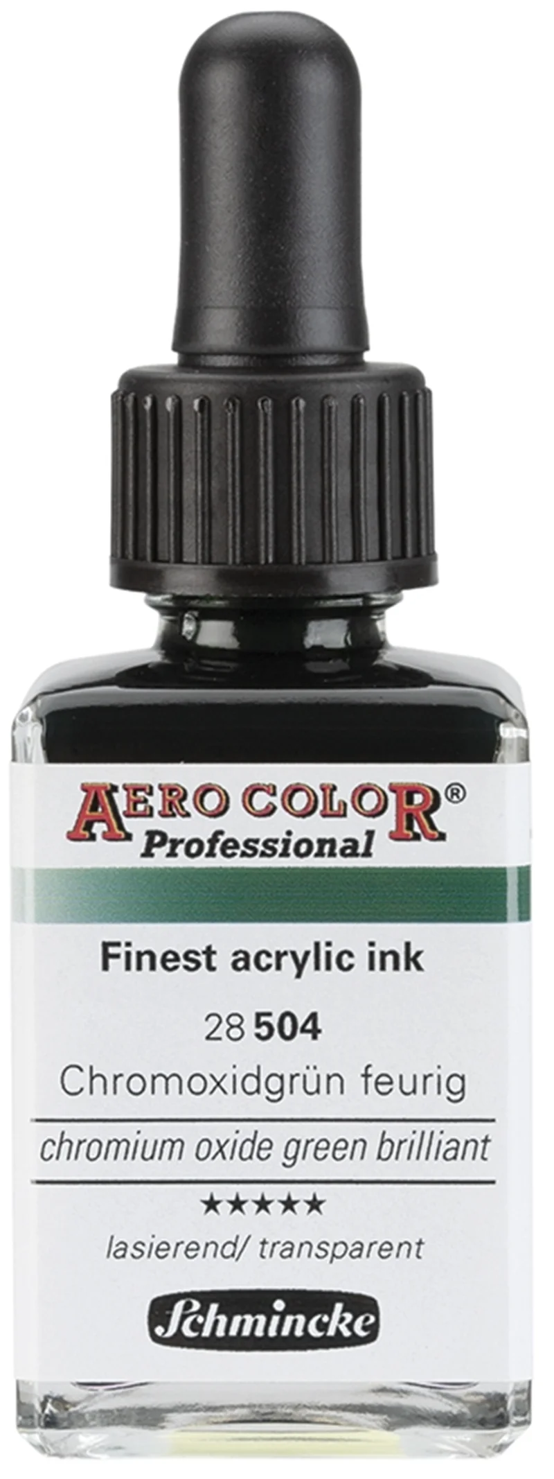 SCHMİNCKE AERO COLOR AKRİLİK MÜREKKEP 28 ML 504 CHROMİUM OXİDE GREEN BRİLLİANT 28504023