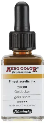 SCHMİNCKE AERO COLOR AKRİLİK MÜREKKEP 28 ML 600 GOLD OCHRE 28600023