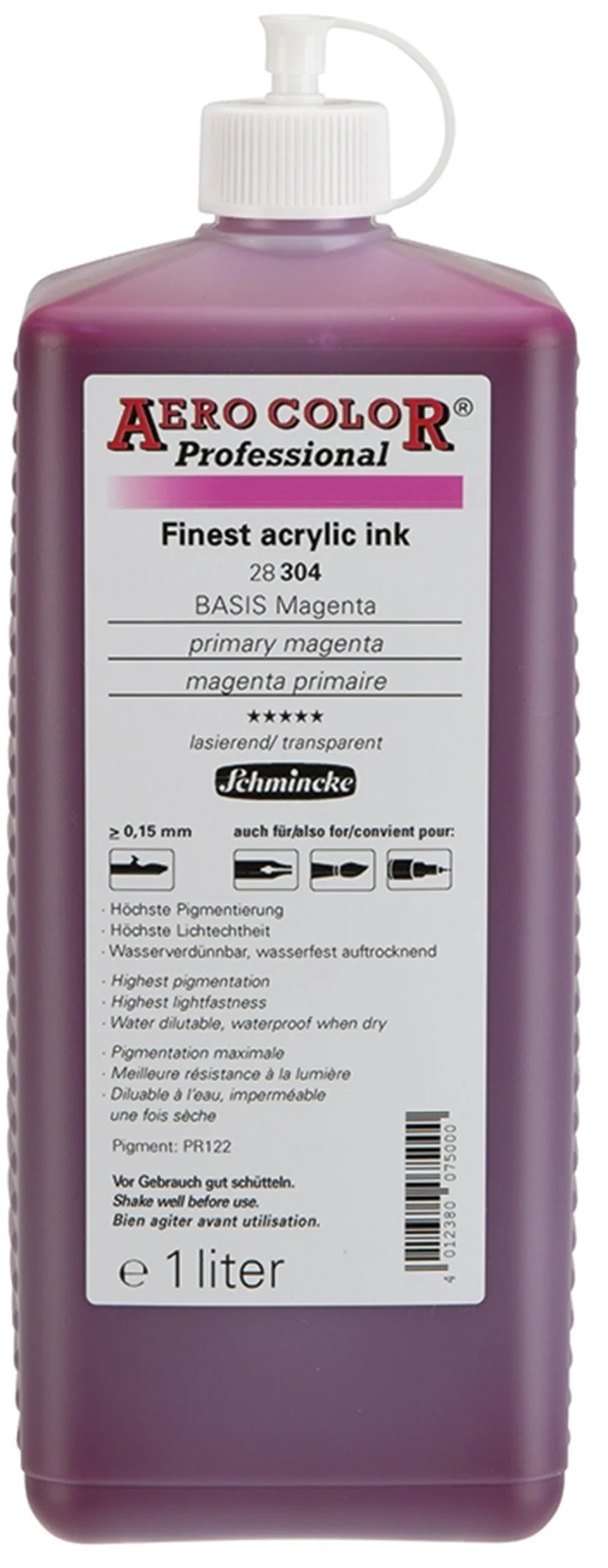 SCHMİNCKE AERO COLOR AKRİLİK MÜREKKEP 1000 ML 304 PRİMARY MAGENTA 28304029