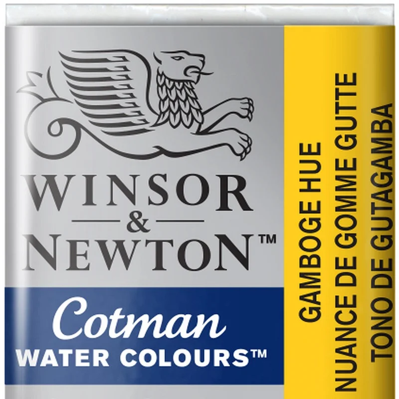 W&amp;N SULU BOYA COTMAN YARIM TABLET GAMBOGE HUE 266 WN-0301266