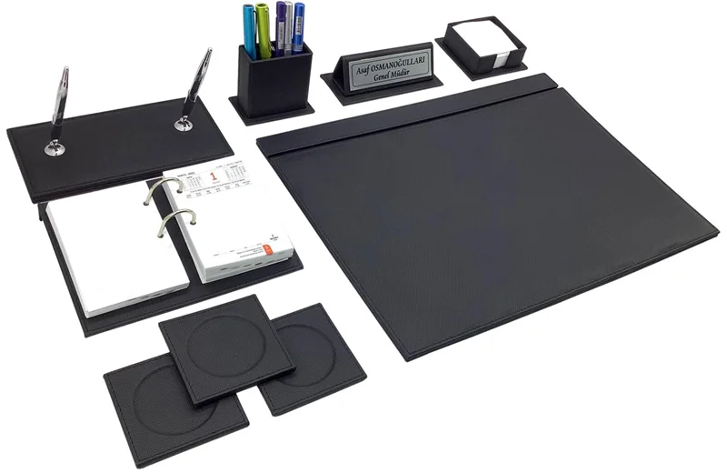 INN DESIGN SÜMEN TAKIMI 7 PARÇA AB-I HAYAT VİNTAGE SİYAH INN-ST-1703