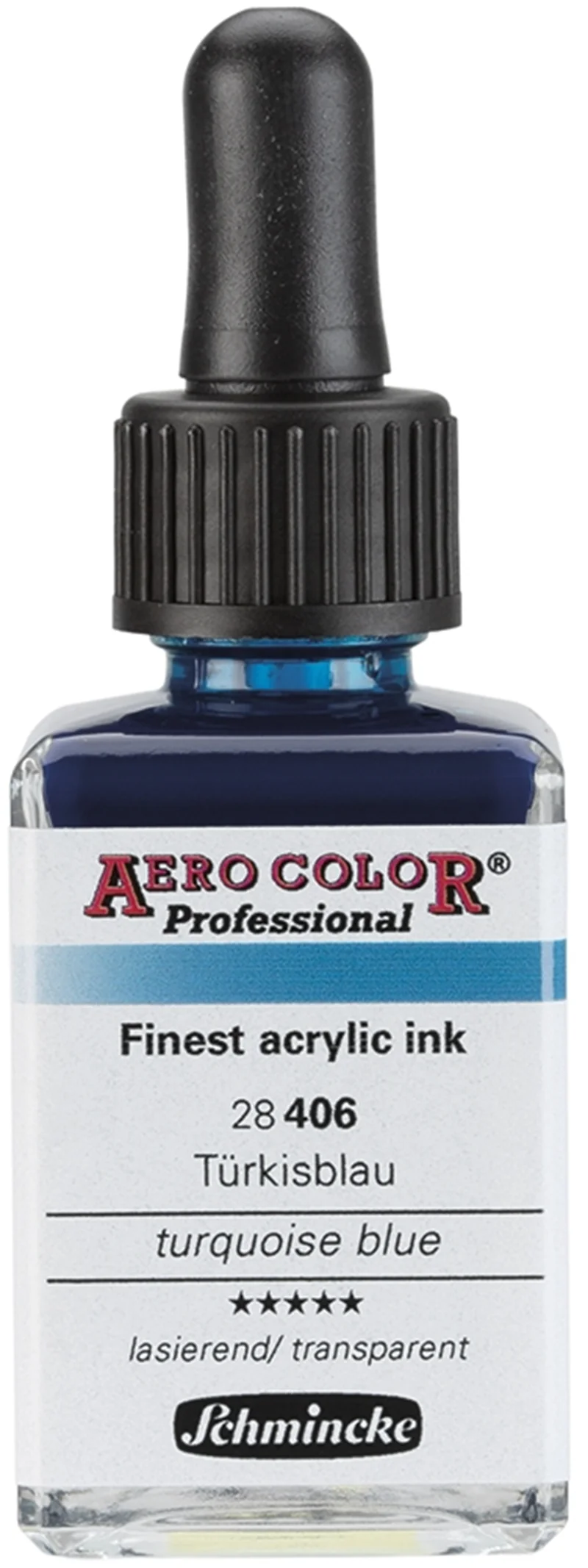 SCHMİNCKE AERO COLOR AKRİLİK MÜREKKEP 28 ML 406 TURQUOİSE BLUE 28406023