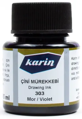 KARİN ÇİNİ MÜREKKEBİ 45 ML MOR 6221303045
