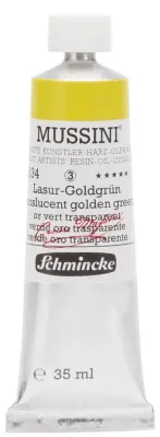 SCHMİNCKE MUSSİNİ ARTİST YAĞLI BOYA 35 ML SERİ 3 534 TRANSLUCENT GOLDEN GREEN 10534009
