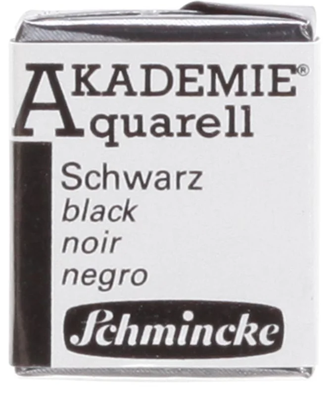 SCHMİNCKE AKADEMİE AQUARELL YARIM TABLET SULU BOYA 782 BLACK 16782044