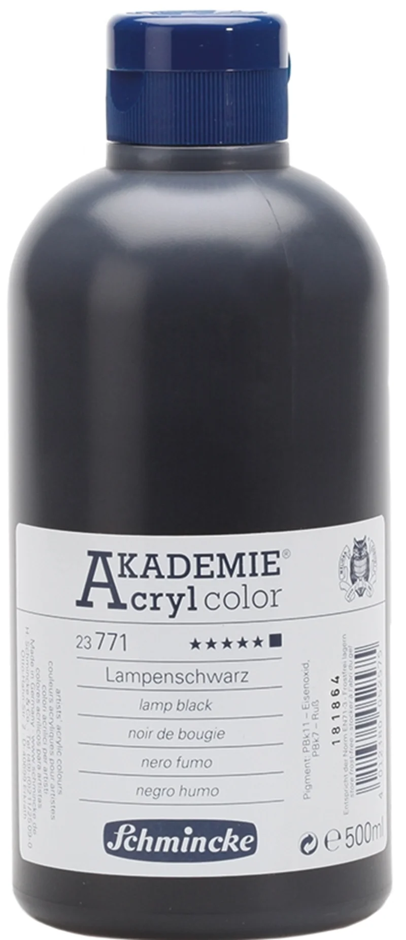 SCHMİNCKE AKADEMİE AKRİLİK BOYA 500 ML 771 LAMP BLACK 23771028