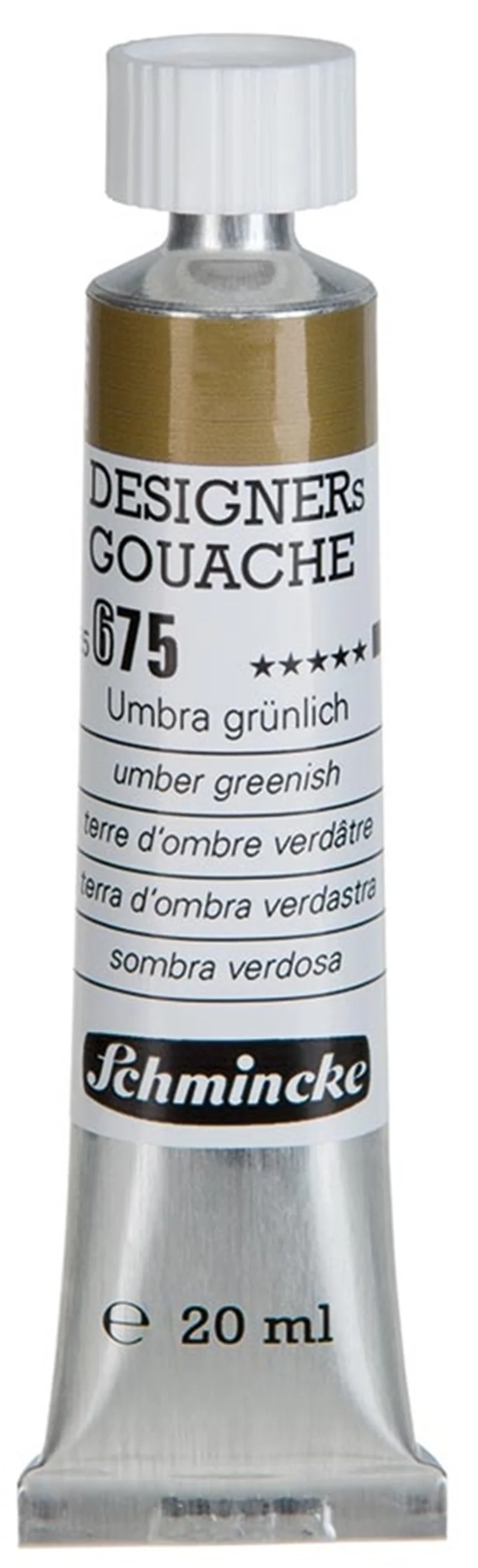 SCHMİNCKE HKS DESİGNERS' GOUACHE GUAJ BOYA 20 ML TÜP 675 UMBER GREENİSH 25675007