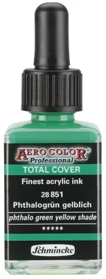 SCHMİNCKE AERO COLOR AKRİLİK MÜREKKEP 28 ML 851 PHTHALO GREEN YELLOW SHADE 28851023