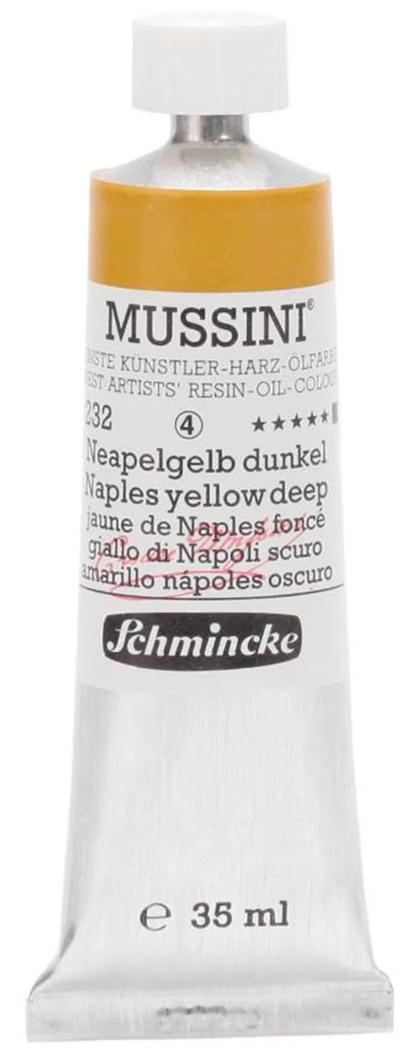 SCHMİNCKE MUSSİNİ ARTİST YAĞLI BOYA 35 ML SERİ 4 232 NAPLES YELLOW DEEP 10232009