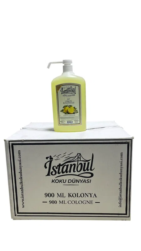 İSTANBUL KOKU SPREYLİ LİMON KOLONYASI 900 ML. IKD-900-LMN