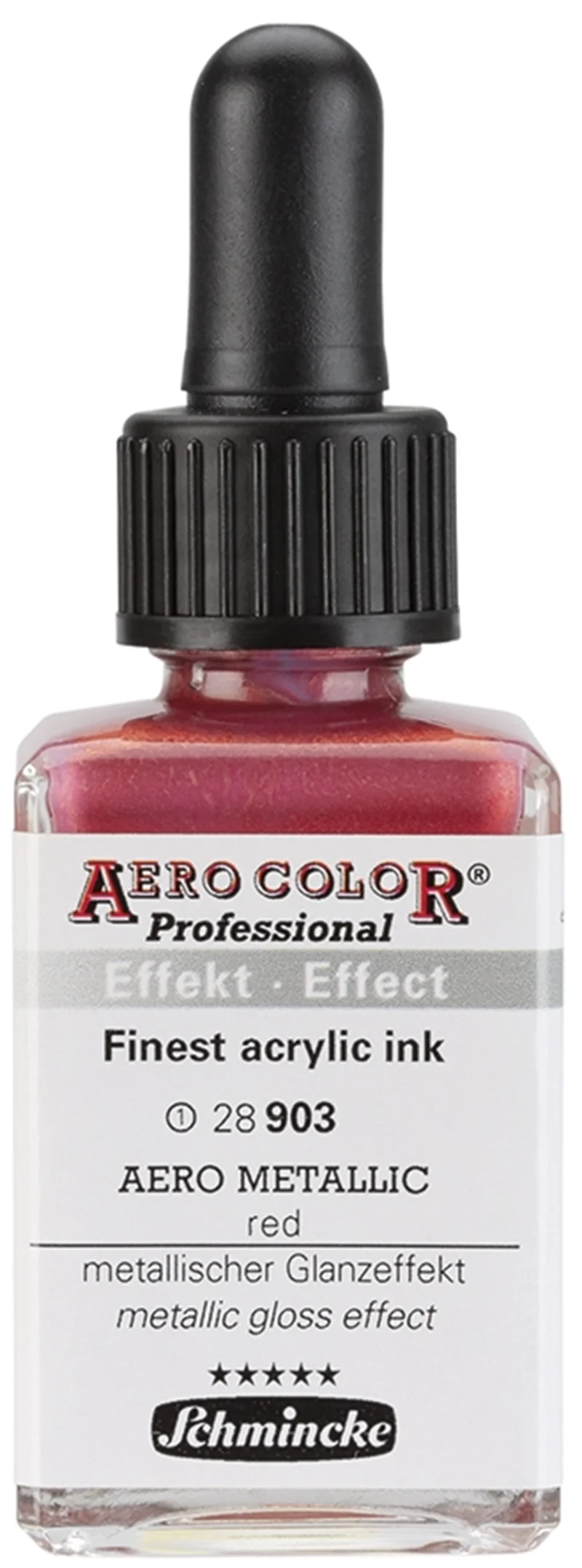 SCHMİNCKE AERO COLOR AKRİLİK MÜREKKEP 28 ML 903 AERO METALLİC RED 28903023