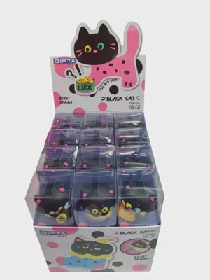 GIPTA BLACK CAT 3D SİLGİ 24 LÜ K2387