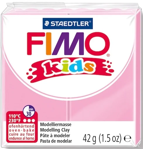 FIMO KIDS MODELLEME KİLİ 42 GR AÇIK PEMBE 8030-25 02