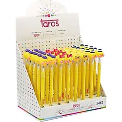 TAROS UNICK COLOR KURŞUN KALEM ÖRDEK TEPELİ 24 LÜ 10411