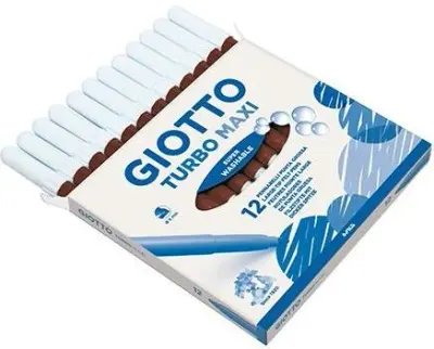 GIOTTO KEÇELİ KALEM TURBO MAXI KAHVERENGİ 456016