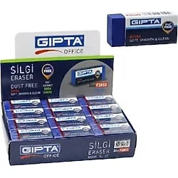 GIPTA K2713 PREMIUM SINAV SİLGİSİ DUST FREE MAVİ 20 Lİ