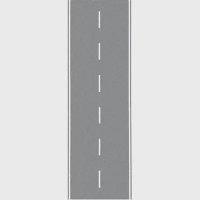 JORDANİA ASFALT YOL YAPIŞKANLI GRİ 1/200 25 CM JE04-YOL200G
