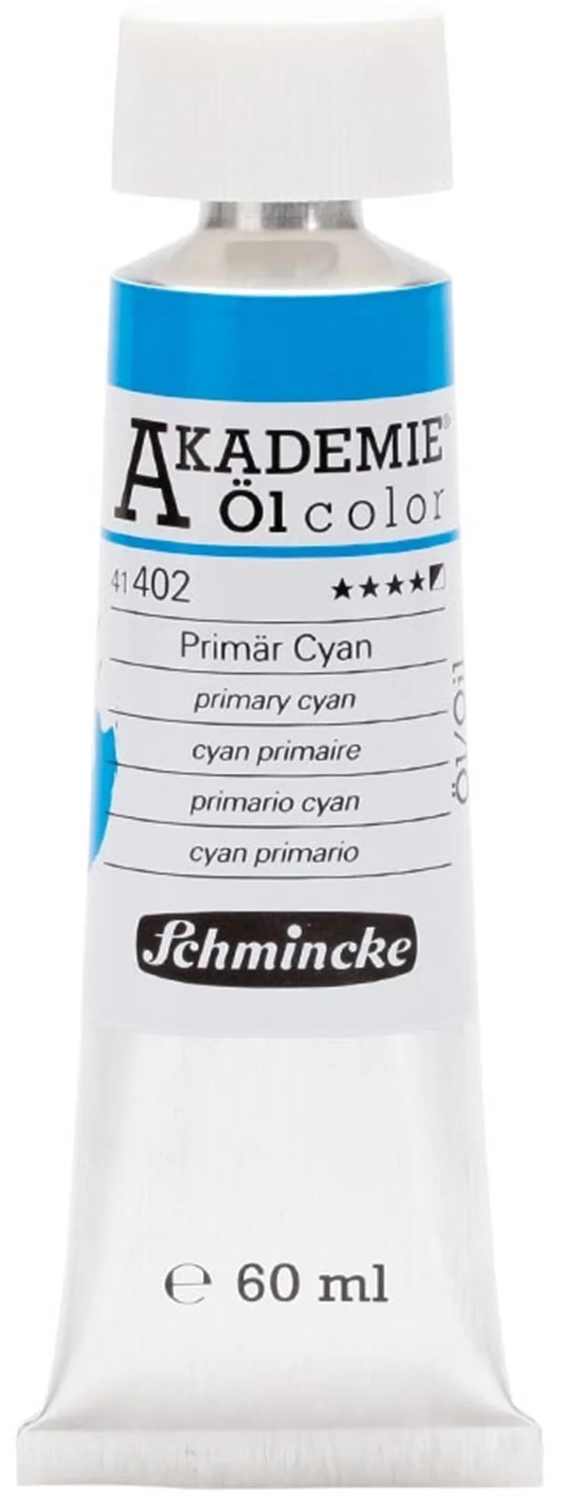 SCHMİNCKE AKADEMİE ÖL COLOR YAĞLI BOYA 60 ML SERİ 1 402 PRİMARY CYAN 41402011