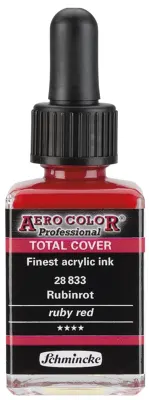 SCHMİNCKE AERO COLOR AKRİLİK MÜREKKEP 28 ML 833 RUBY RED 28833023