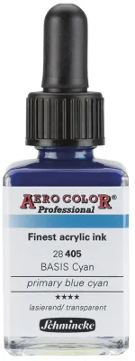 SCHMİNCKE AERO COLOR AKRİLİK MÜREKKEP 28 ML 405 PRİMARY BLUE CYAN 28405023