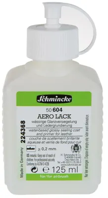 SCHMİNCKE MEDİUM 604 AERO LACK TRANSPARAN PARLAK ASTAR FİNAL VERNİK DERİ MEDYUMU 125 ML 50604026