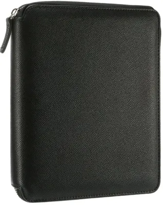 VJ DEFTER PANAMA ZIPPER FOLDER ORGANİZER 14.8x20 Cm. 120 Gr. 80 YP. NOKTALI SİYAH 7761