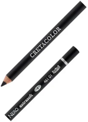 CRETACOLOR NERO PENCIL EXTRA SOFT YAĞLI KÖMÜR KALEM 46101