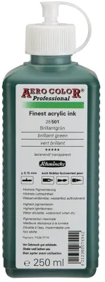 SCHMİNCKE AERO COLOR AKRİLİK MÜREKKEP 250 ML 501 BRİLLİANT GREEN 28501027
