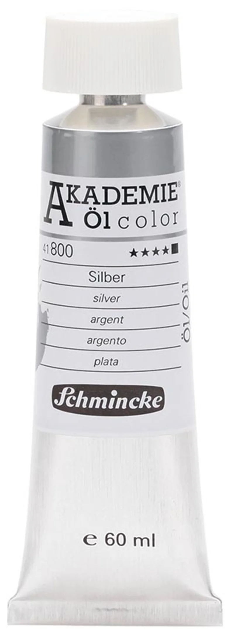 SCHMİNCKE AKADEMİE ÖL COLOR YAĞLI BOYA 60 ML SERİ 2 800 SİLVER 41800011