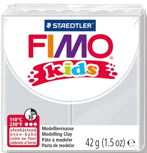 FIMO KIDS MODELLEME KİLİ 42 GR AÇIK GRİ 8030-80