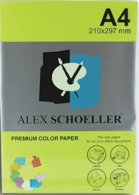 ALEX FOTOKOPİ KAĞIDI A4 FOSFORLU YEŞİL 500 LÜ ALX-721