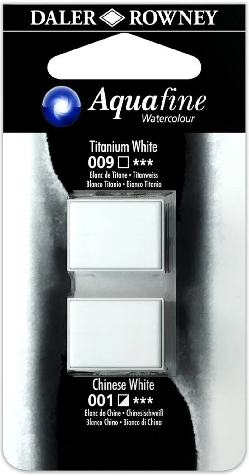 DALER ROWNEY SULU BOYA TABLET H/P SET 23 131017023 TITANIUM WHITE/CHINESE WHITE