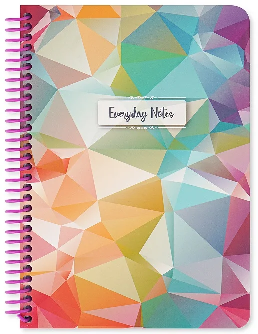 KESKİN DEFTER EVERYDAY NOTES CRYSTAL ŞEKER 14x20 SPİRALLİ SERT KAPAK 80 YP. ÇİZGİLİ 410060-99