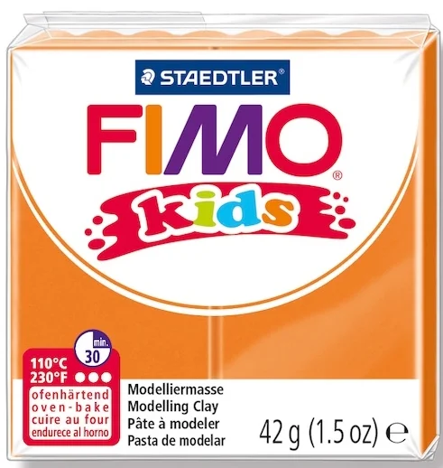 FIMO KIDS MODELLEME KİLİ 42 GR TURUNCU 8030-4 02