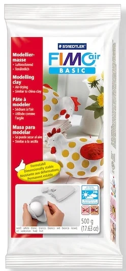 FIMO AIR BASIC MODELLEME KİLİ 500 GR BEYAZ 8100-0 07