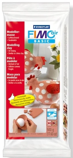 FIMO AIR BASIC MODELLEME KİLİ 500 GR KİREMİT 8100-76 07
