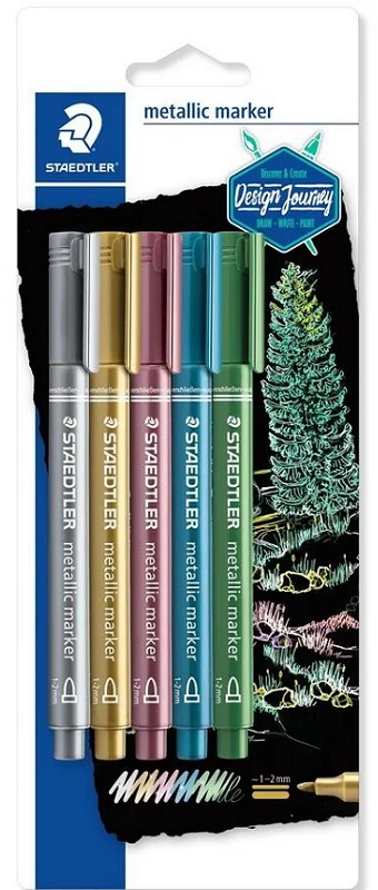STAEDTLER MARKÖR METALİK SET 5 Lİ 8323-S BK5