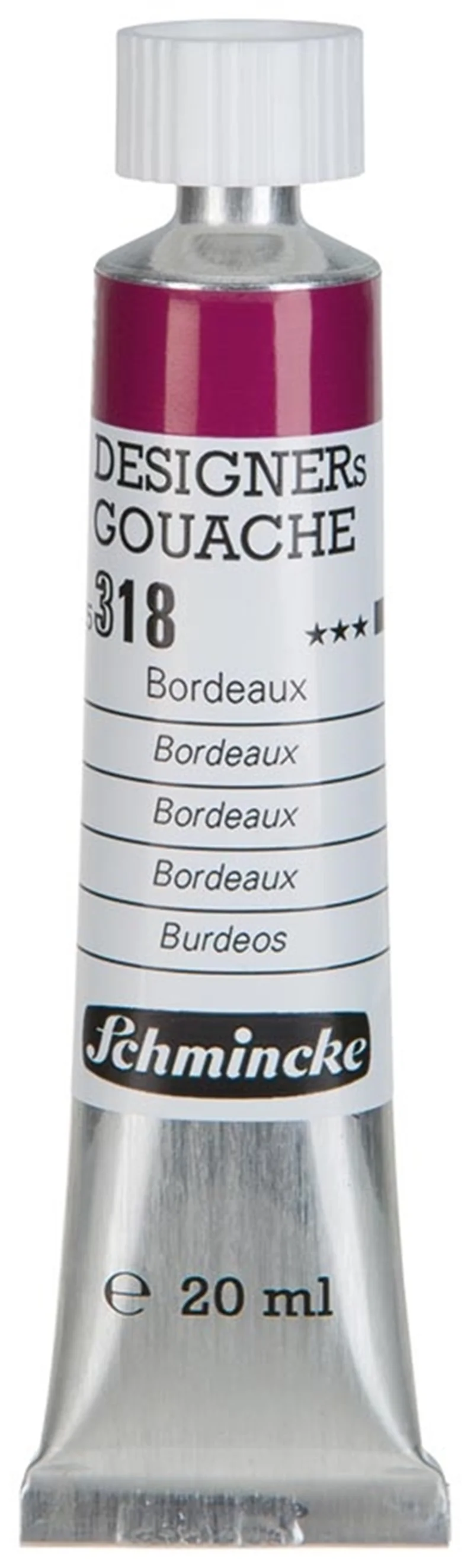SCHMİNCKE HKS DESİGNERS' GOUACHE GUAJ BOYA 20 ML TÜP 318 BORDEAUX 25318007